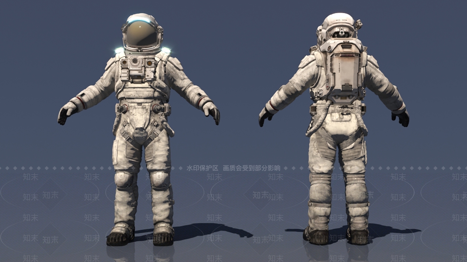 宇航员3D模型下载【ID:1152245796】