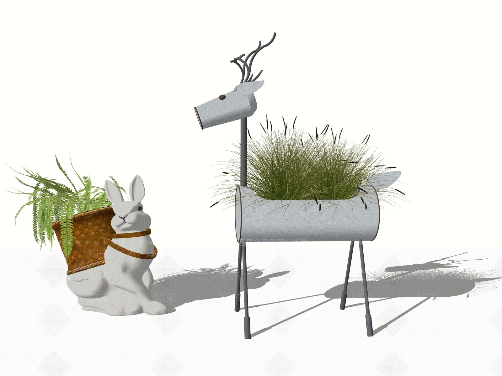 花盆SU模型下载【ID:1152246833】