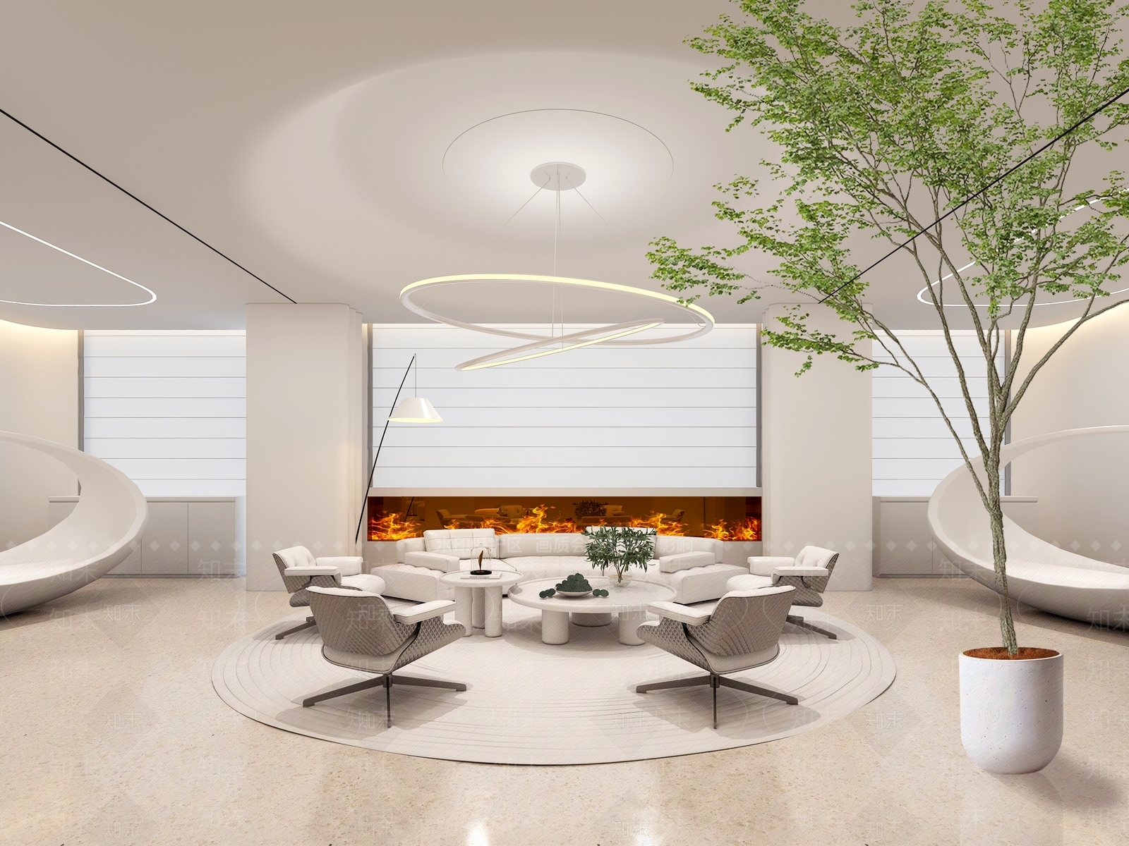 现代美容SPA店3D模型下载【ID:1152250699】