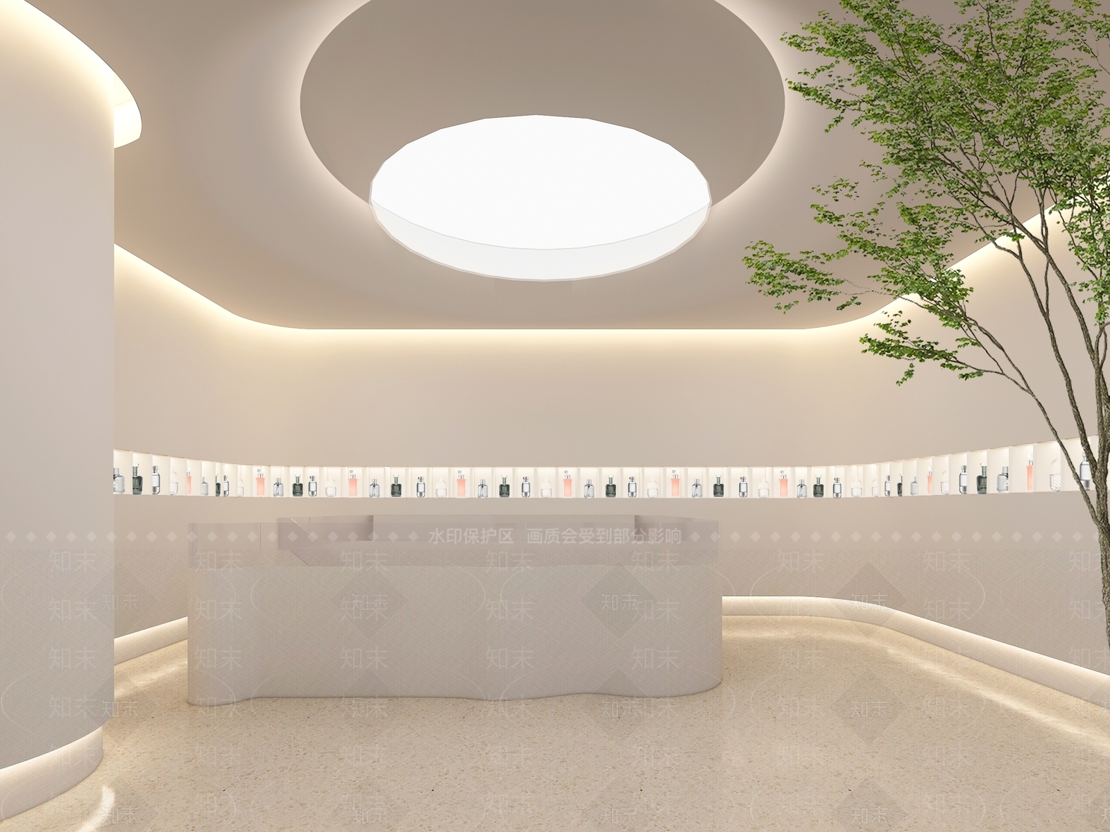 现代美容SPA店3D模型下载【ID:1152250699】