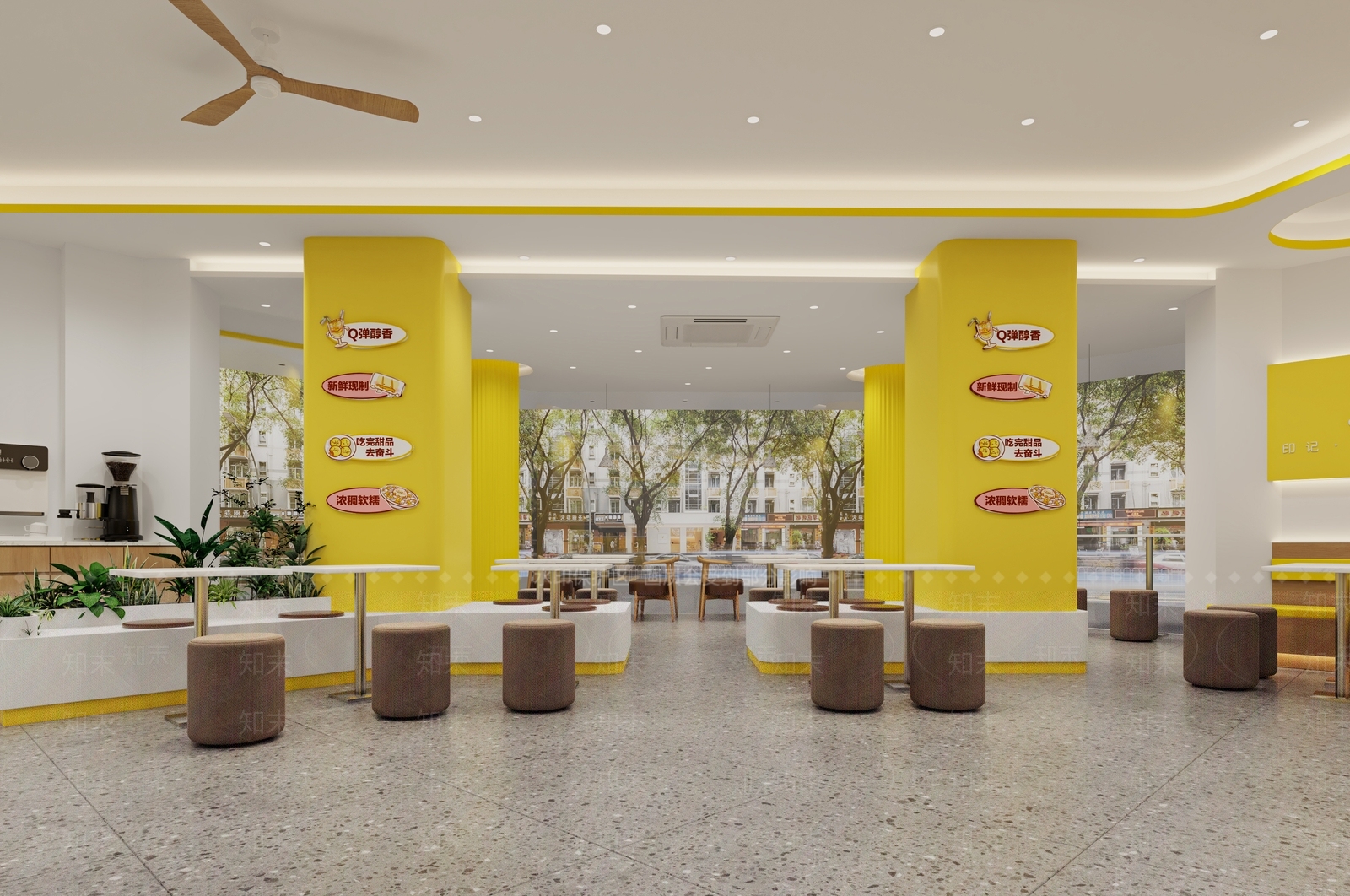 现代快餐店3D模型下载【ID:1214279719】