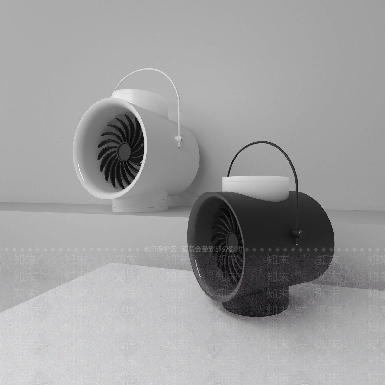 高端百搭电风扇3D模型下载【ID:1152266748】