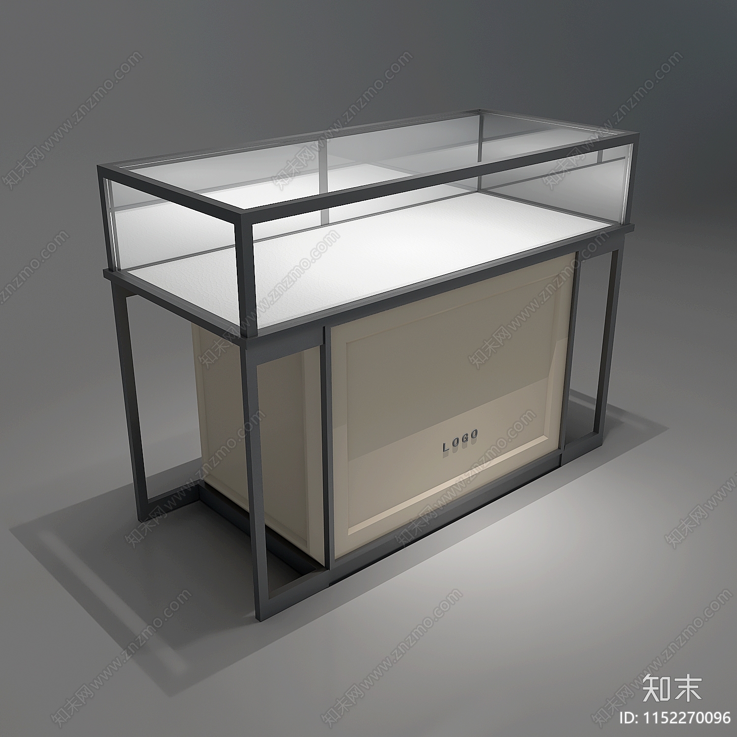 现代珠宝展示柜3D模型下载【ID:1152270096】