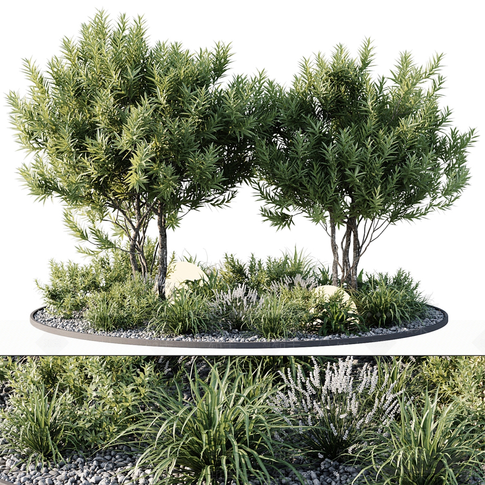 现代花坛3D模型下载【ID:1152271501】