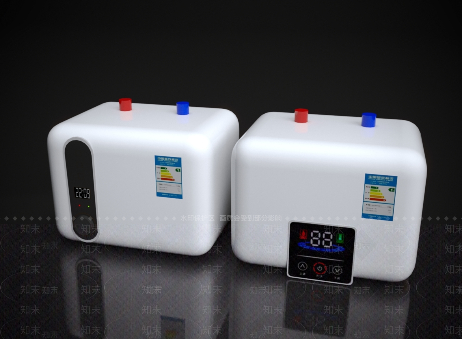 小电热水器3D模型下载【ID:1152272726】