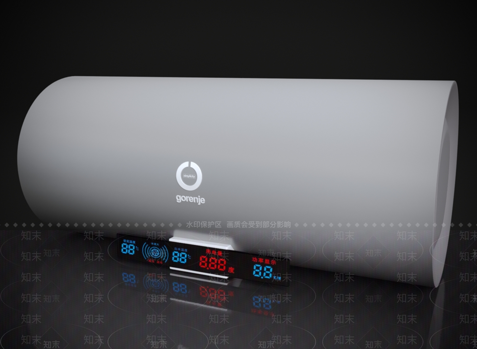 电热水器3D模型下载【ID:1152273480】