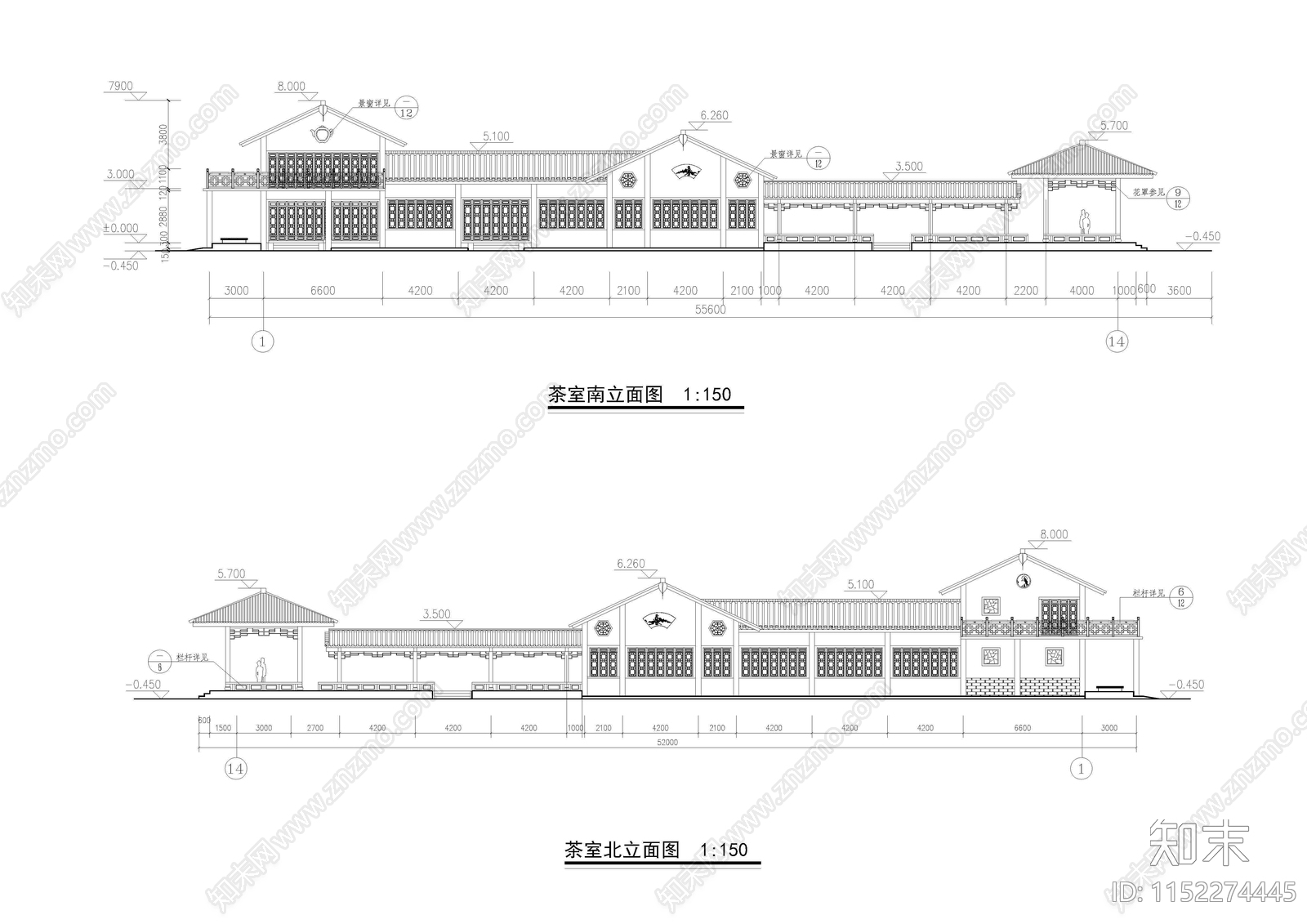 茶室方案图cad施工图下载【ID:1152274445】