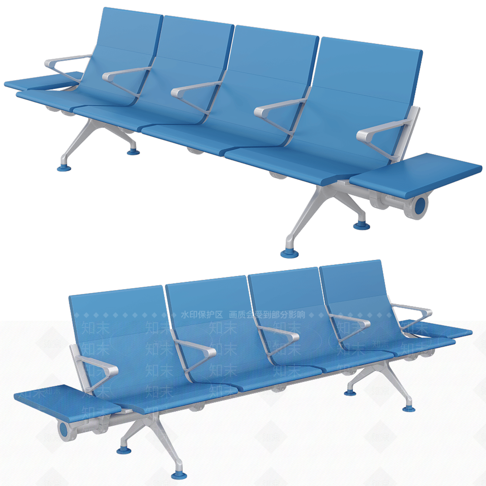 现代公共沙发座椅3D模型下载【ID:1152277230】