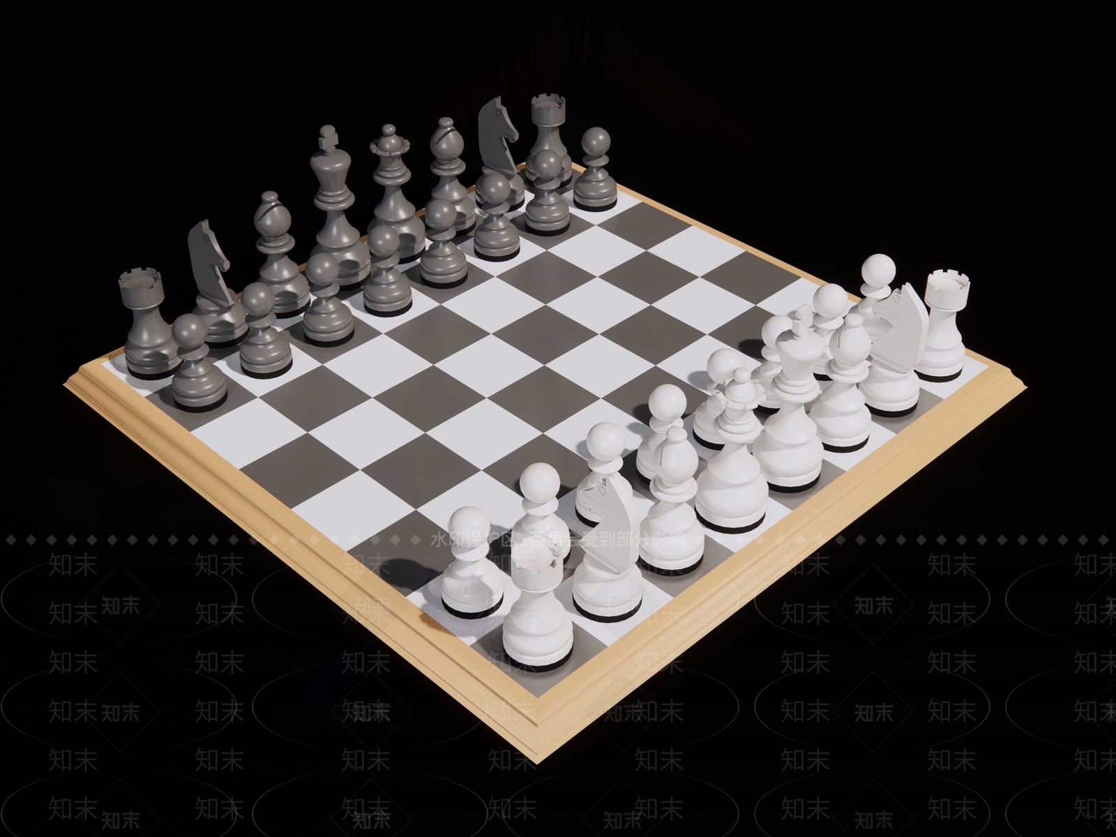 国际象棋SU模型下载【ID:1152282493】