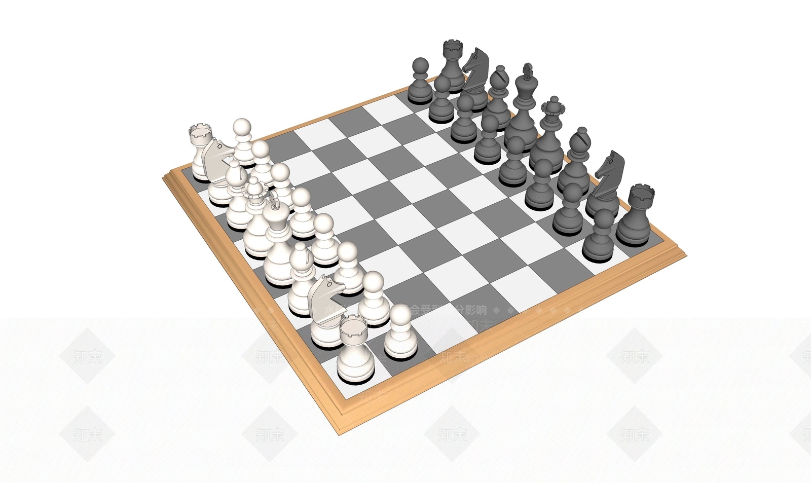 国际象棋SU模型下载【ID:1152282493】