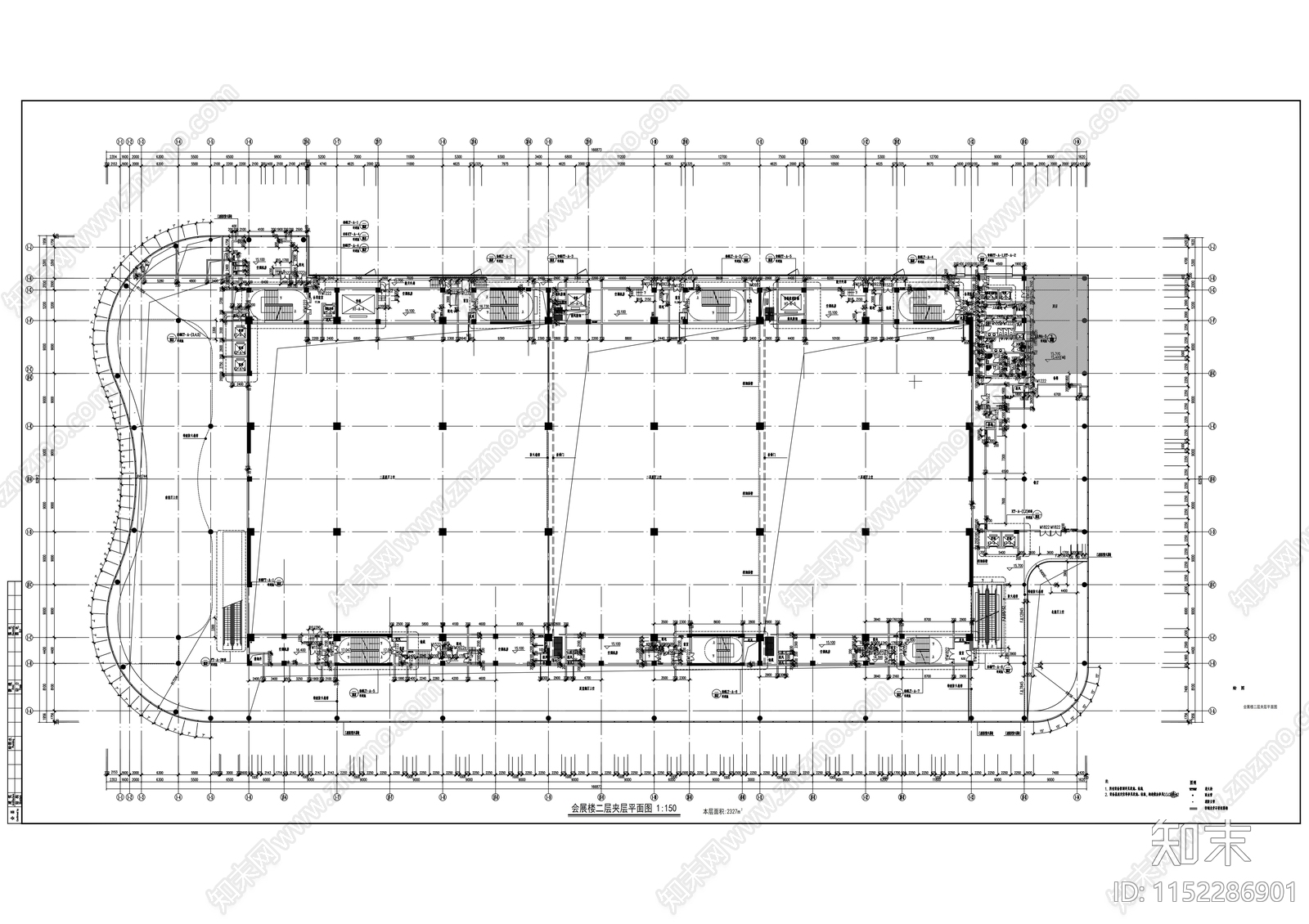 CBD核心地块商业办公综合体建cad施工图下载【ID:1152286901】