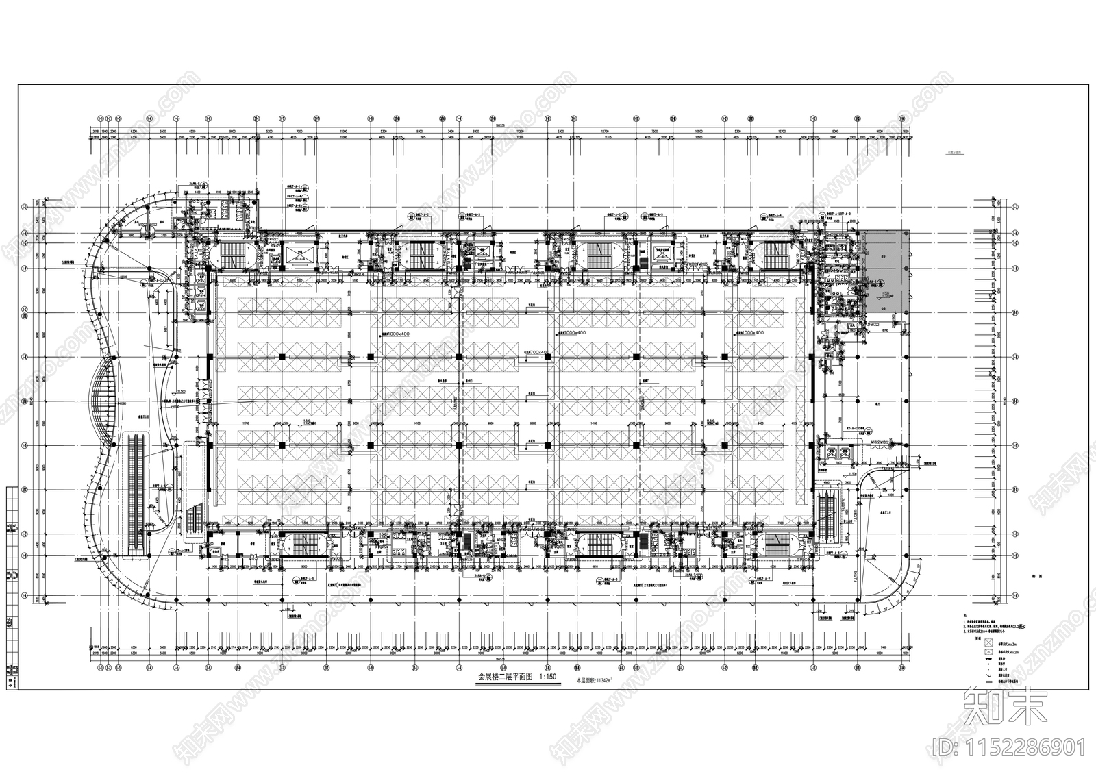 CBD核心地块商业办公综合体建cad施工图下载【ID:1152286901】