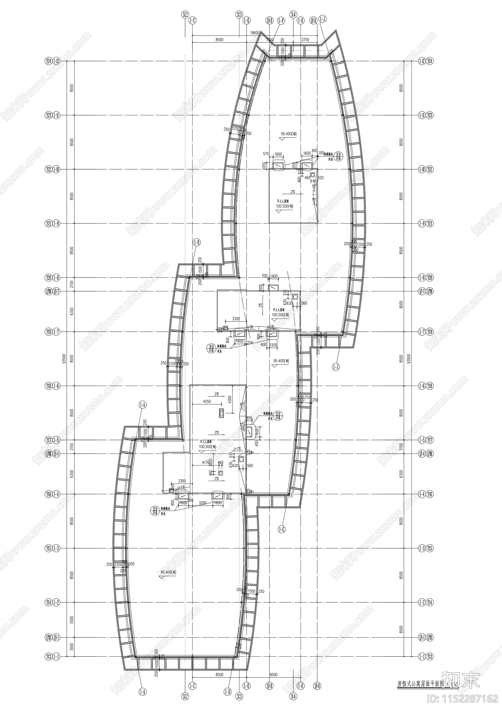 二十七层商业综合cad施工图下载【ID:1152287162】