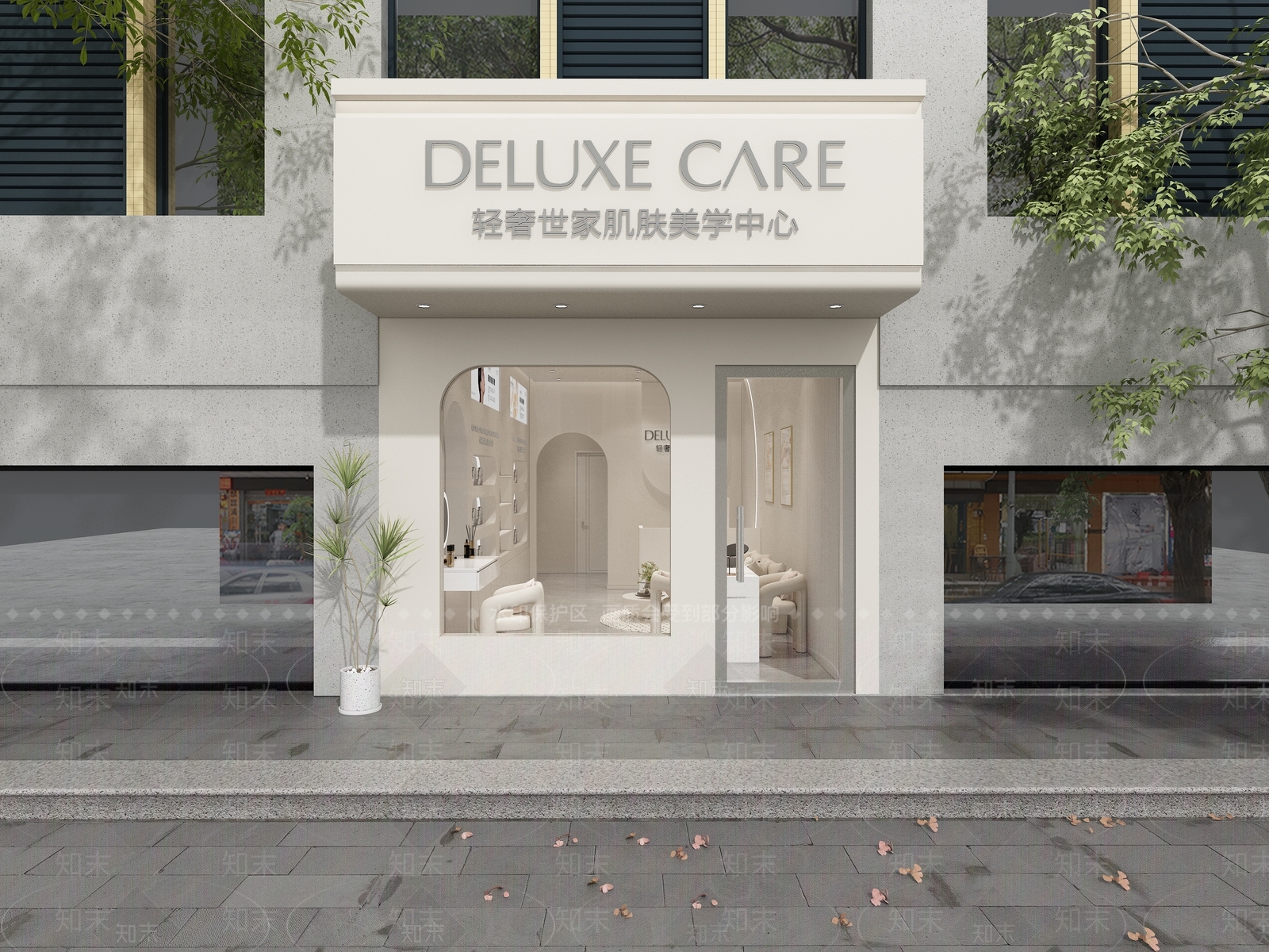 现代美容SPA店3D模型下载【ID:1152297112】