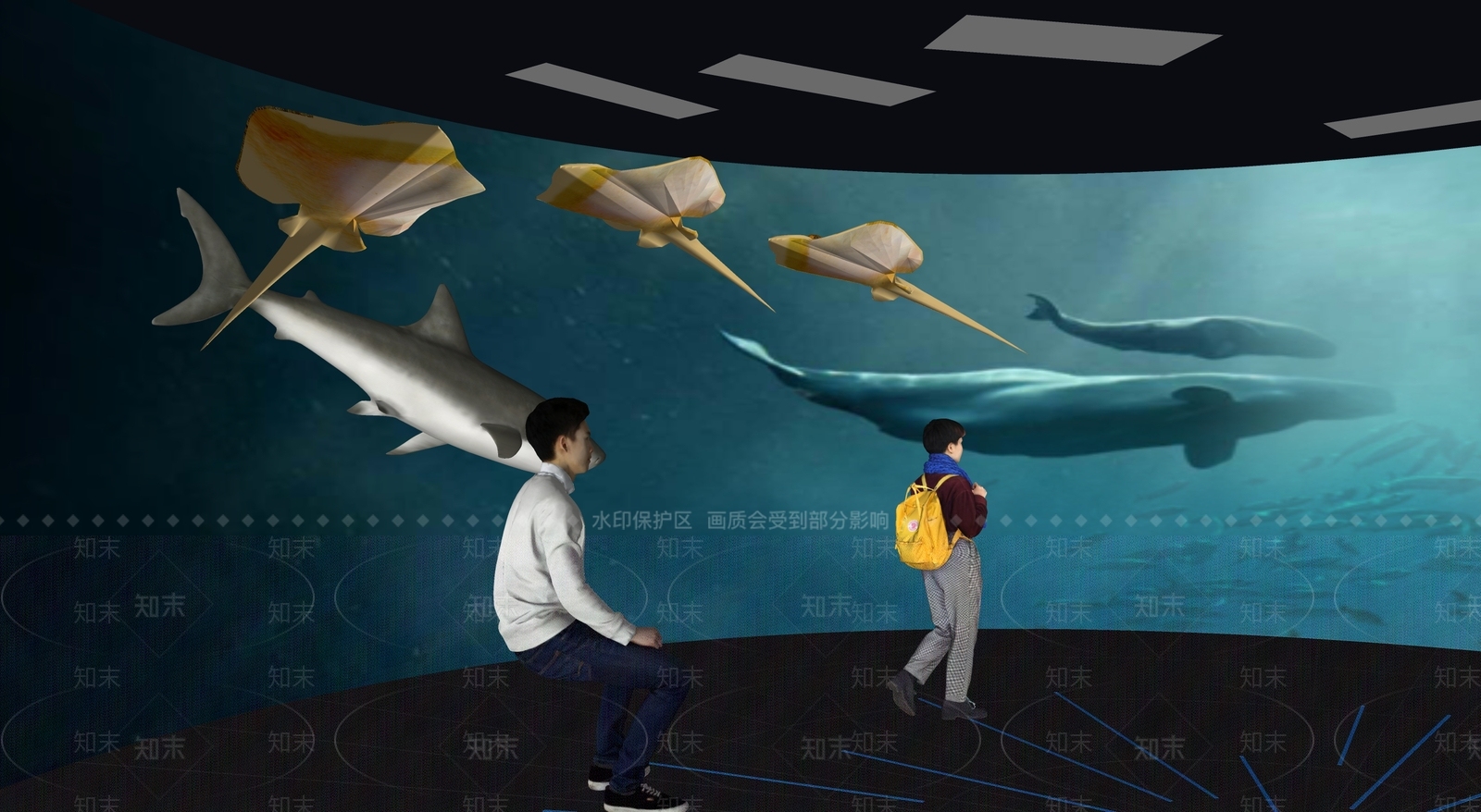 现代海洋博物馆SU模型下载【ID:1152292686】