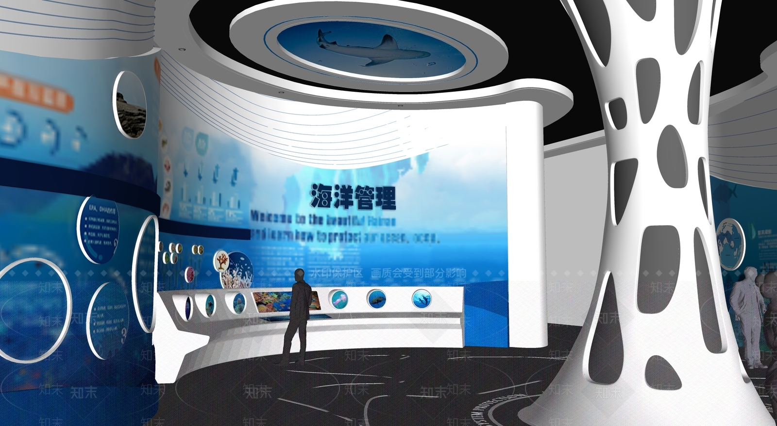 现代科学博物馆SU模型下载【ID:1152295324】