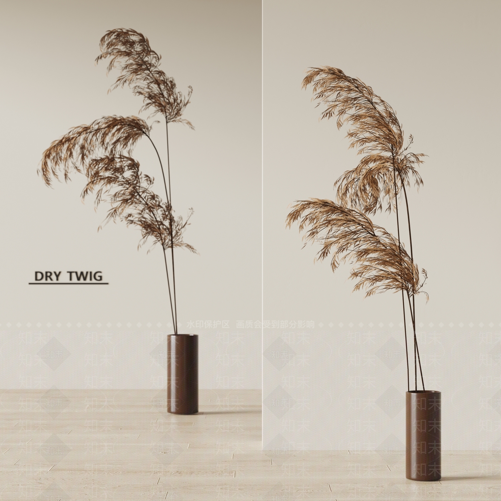 花瓶花艺3D模型下载【ID:1152303104】