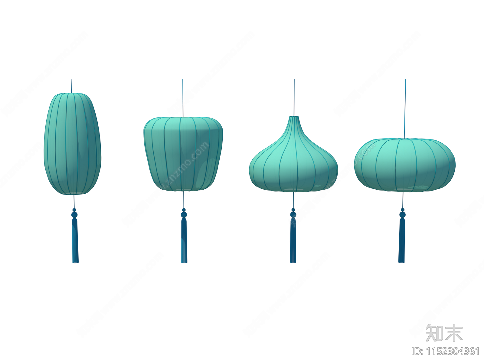 新中式灯笼SU模型下载【ID:1152304361】