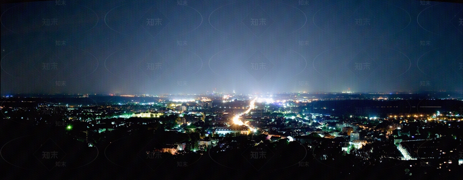 现代城市夜景鸟瞰图贴图下载【ID:1152313792】