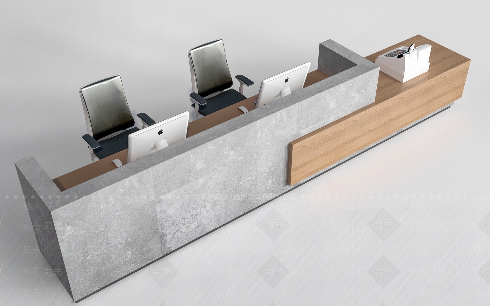现代前台3D模型下载【ID:1152346498】