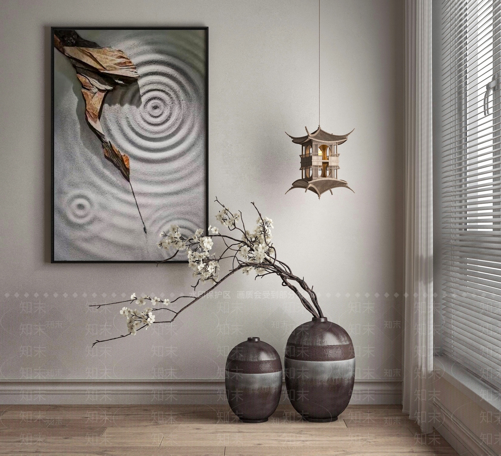 花瓶花艺3D模型下载【ID:1152346518】