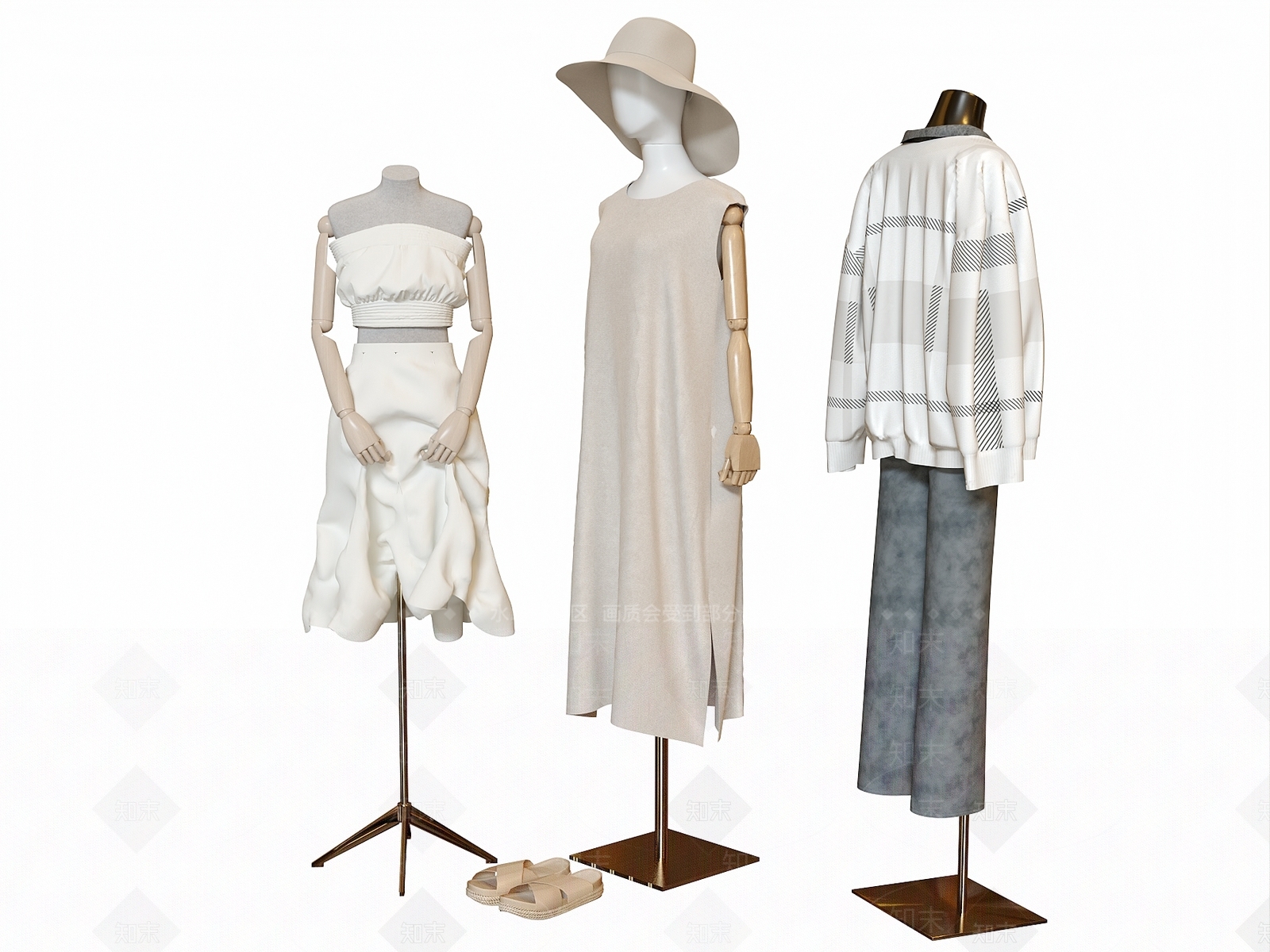 服装SU模型下载【ID:1152356927】