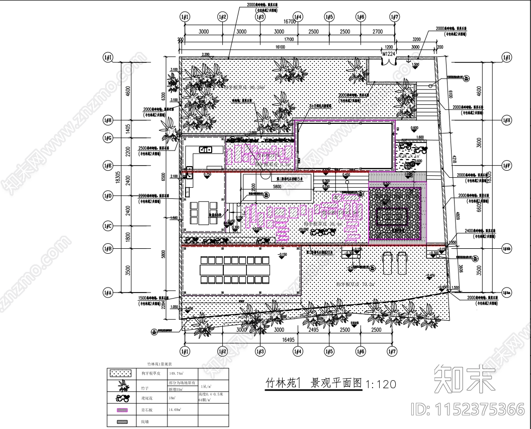 江边院落效果图cad施工图下载【ID:1152375366】