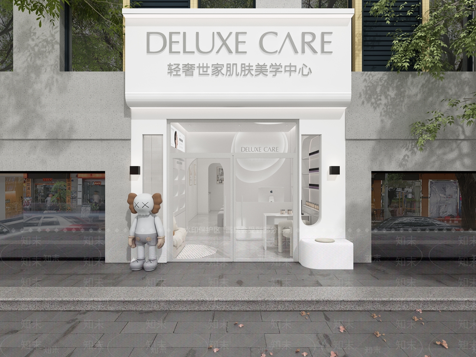 现代美容SPA店3D模型下载【ID:1152375752】