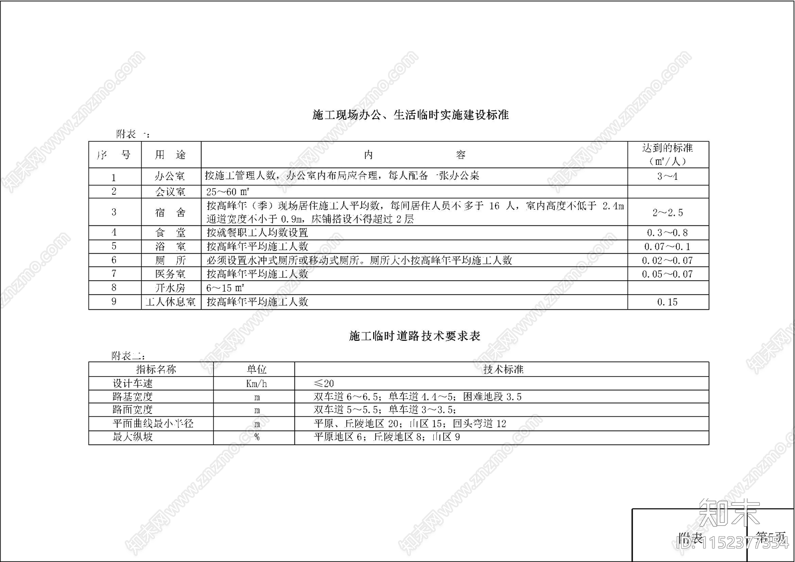 中建临建建筑标准图集cad施工图下载【ID:1152377354】