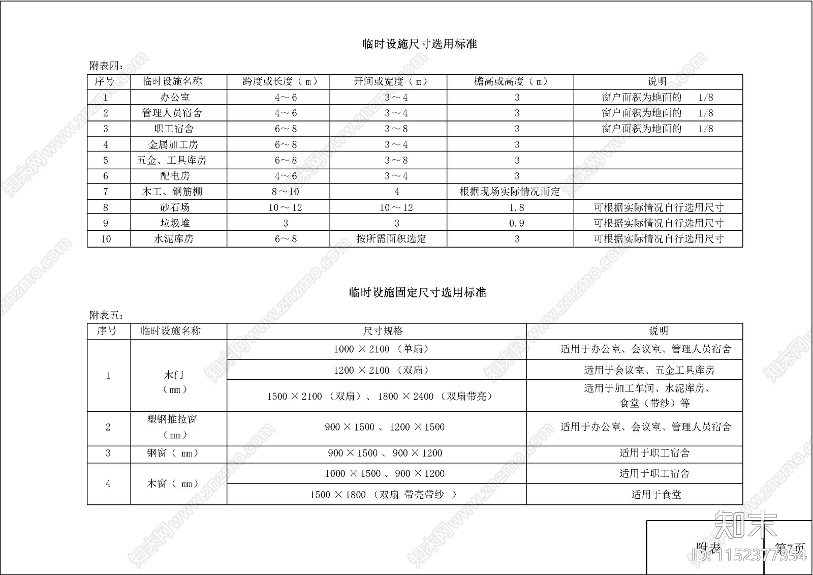 中建临建建筑标准图集cad施工图下载【ID:1152377354】