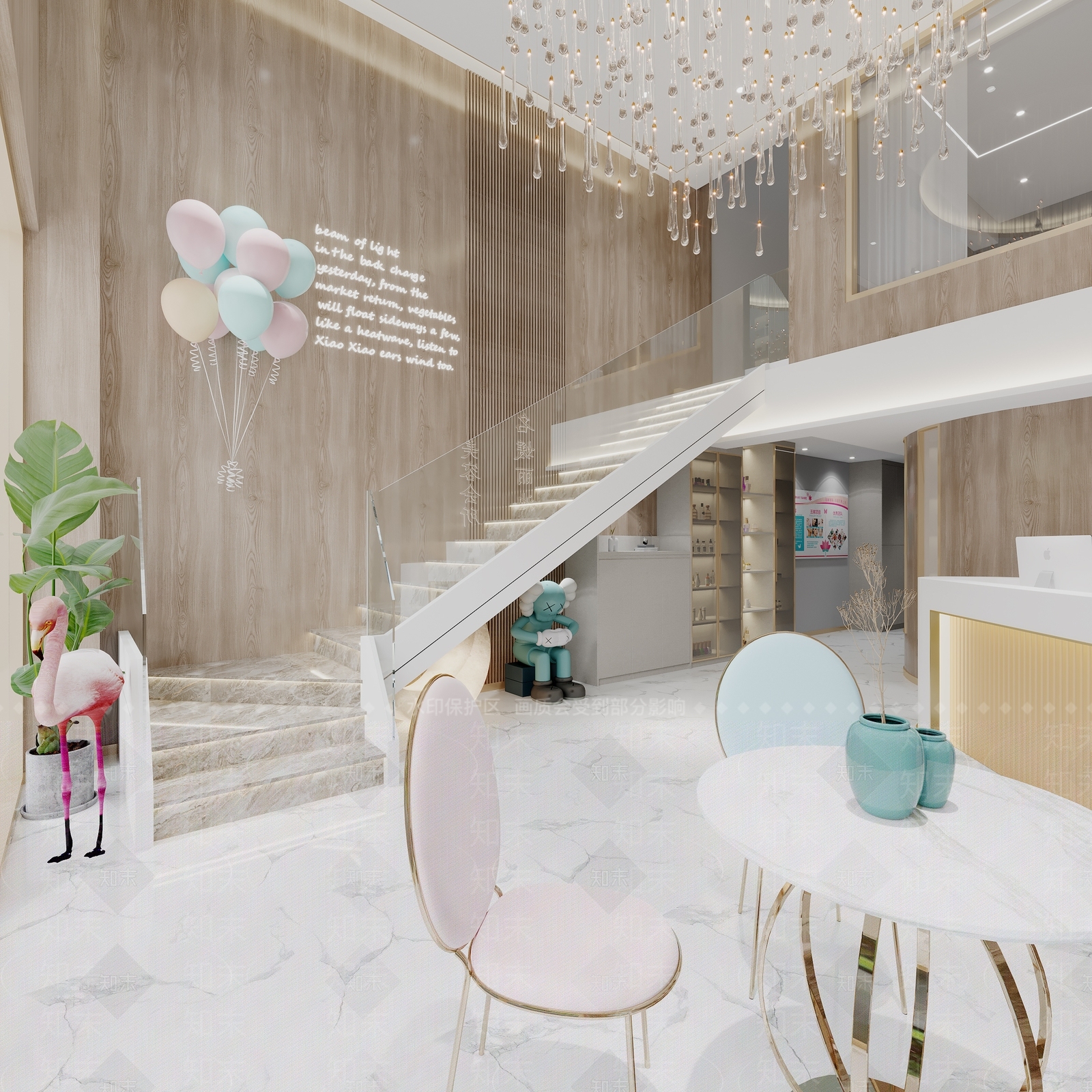 现代美容院3D模型下载【ID:1152386400】