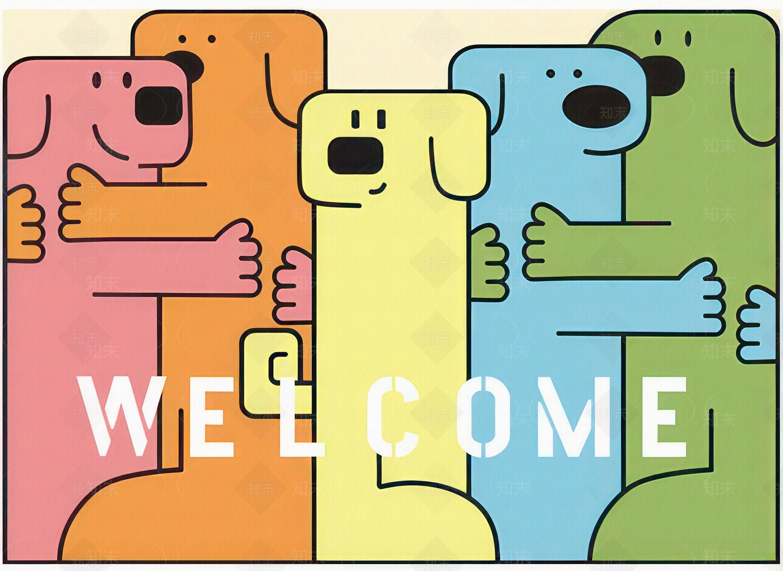 现代儿童卡通地毯贴图下载【ID:1152396677】