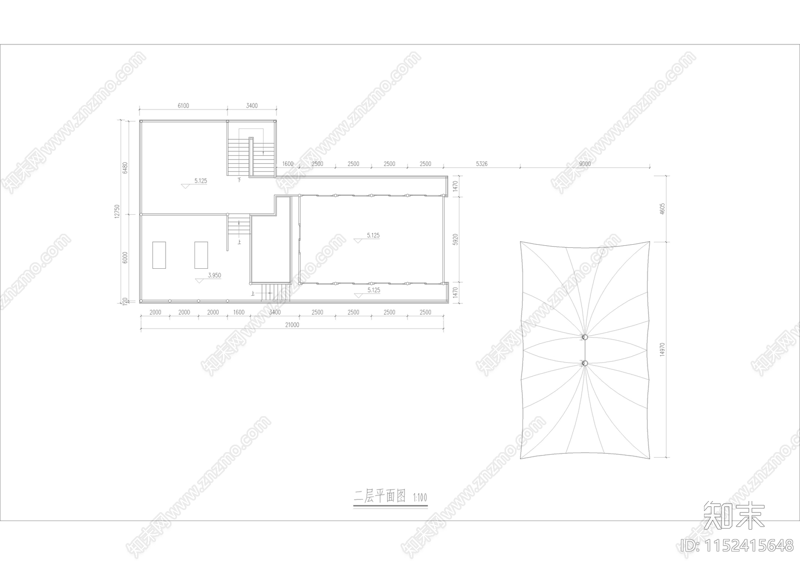 帐篷酒店建筑施工图下载【ID:1152415648】