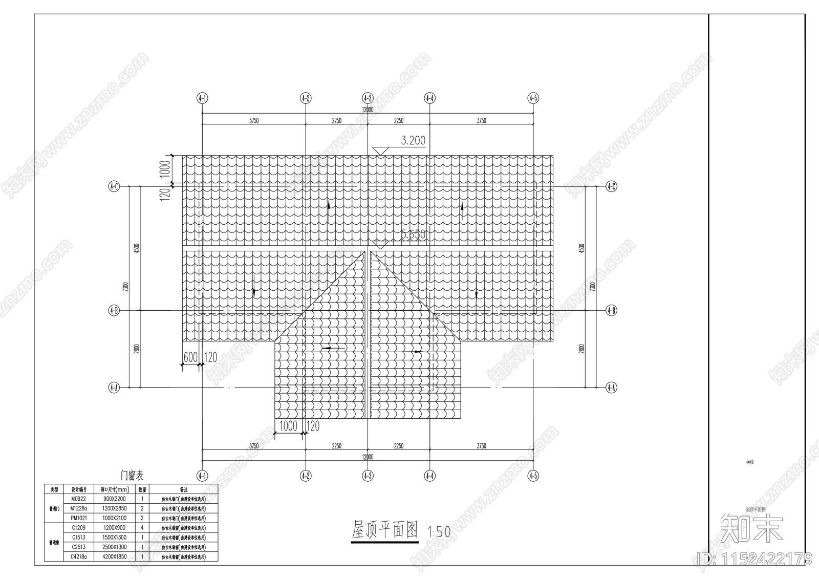 公墓园建筑施工图下载【ID:1152422179】