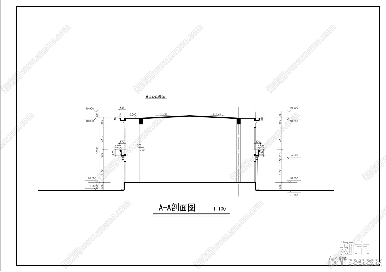 基督教堂建筑施工图下载【ID:1152422924】