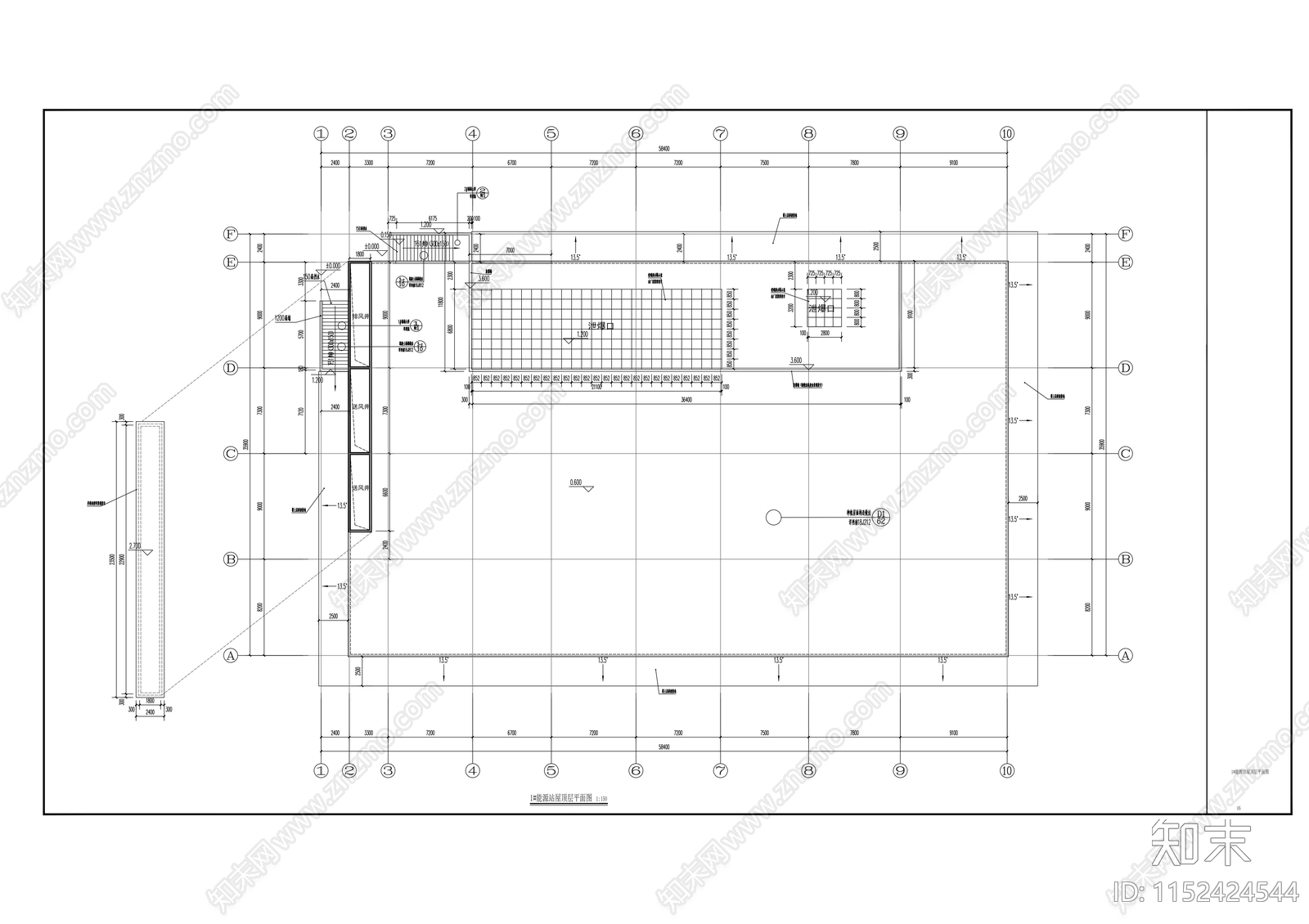 能源站建筑cad施工图下载【ID:1152424544】