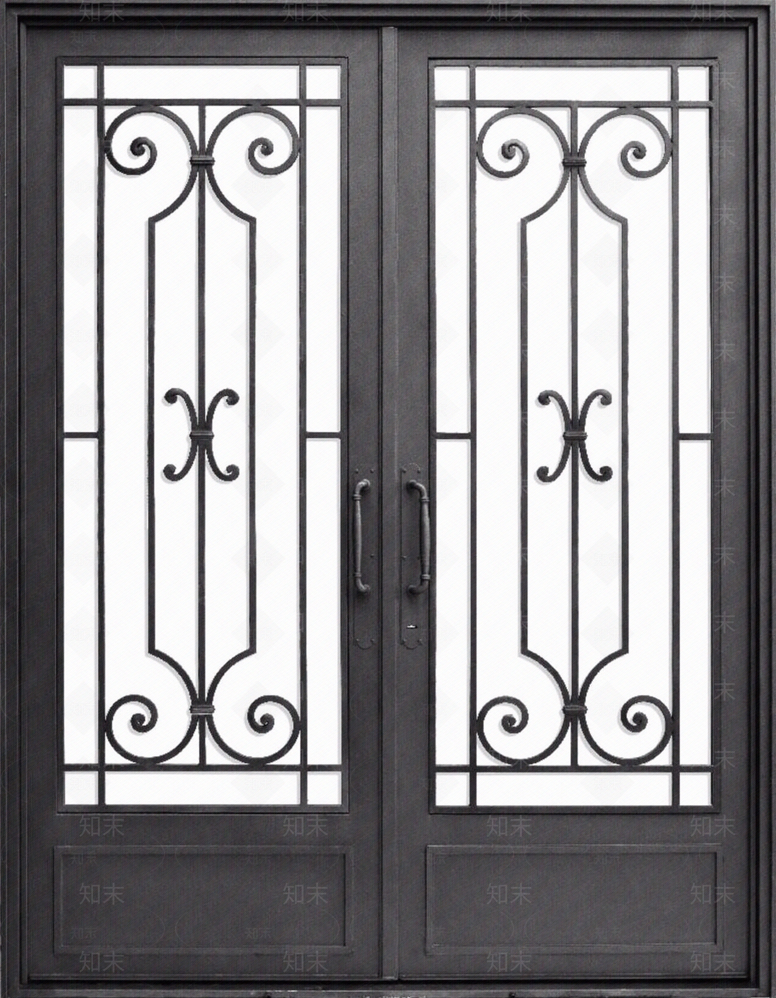 铁艺大门贴图下载【ID:1152437747】