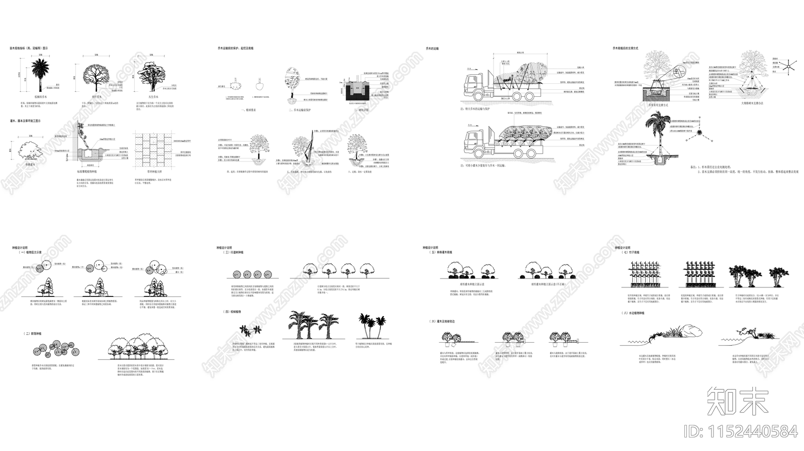 植物种植详图施工图下载【ID:1152440584】