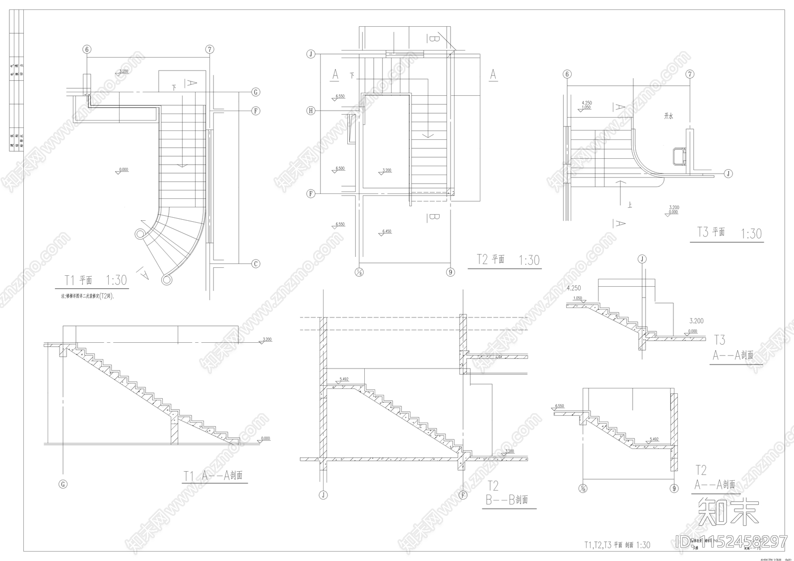 江南民居建筑cad施工图下载【ID:1152458297】