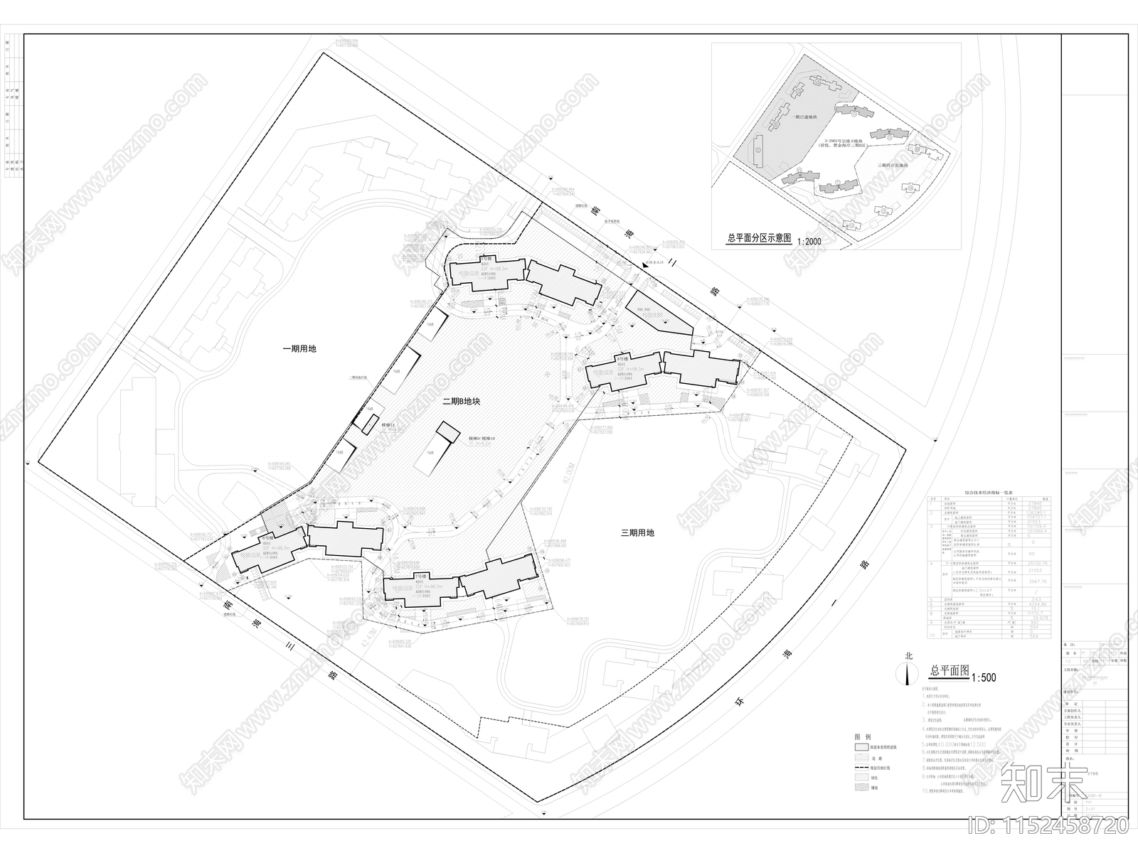 厦门某住宅区地下室及商业部分建筑cad施工图下载【ID:1152458720】