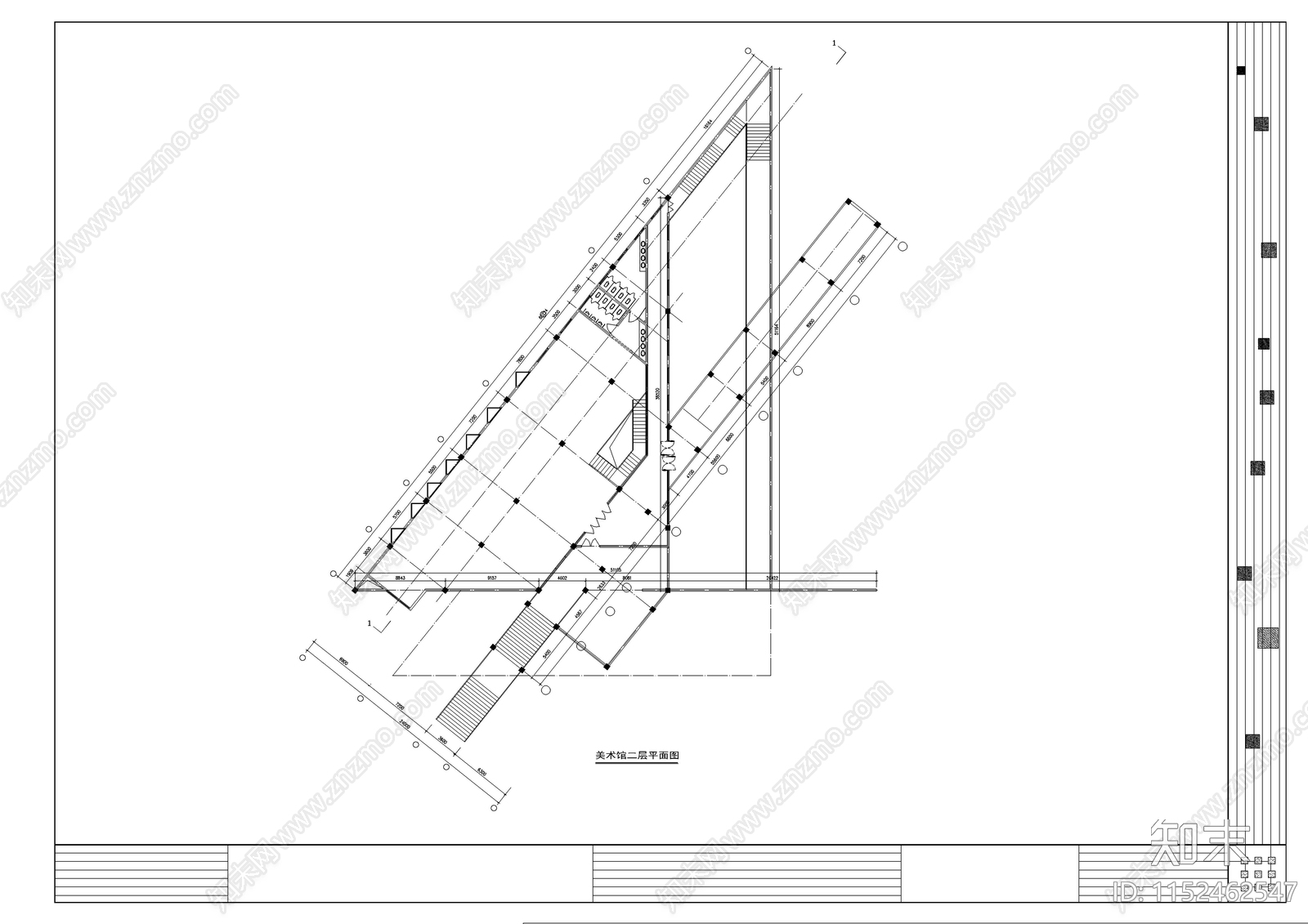 现代美术馆建筑方案施工图下载【ID:1152462547】