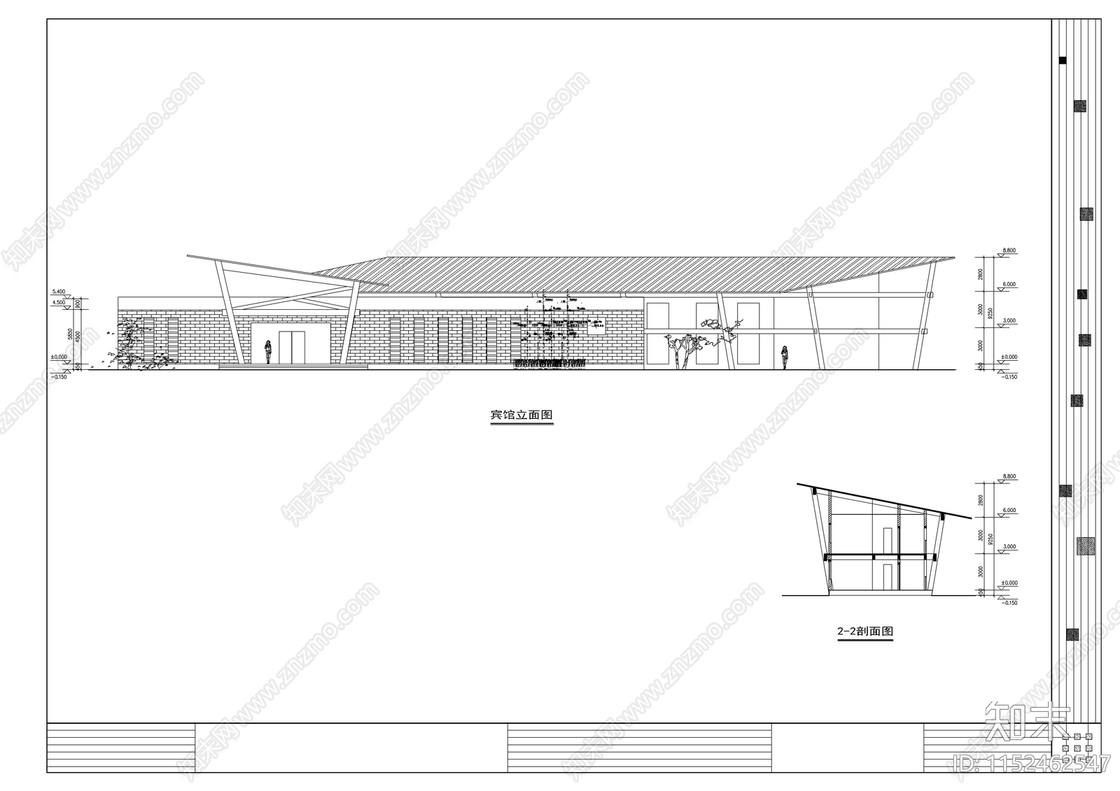 现代美术馆建筑方案施工图下载【ID:1152462547】