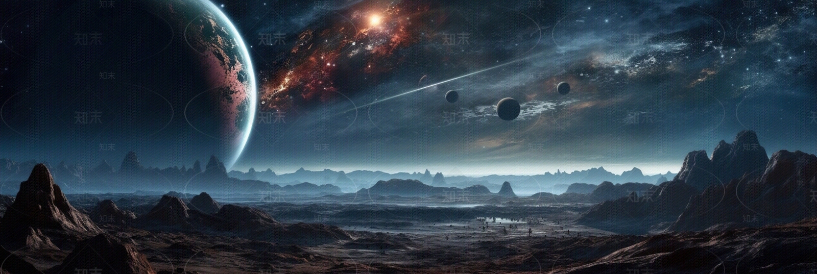 太空宇宙壁纸贴图下载【ID:1152468763】