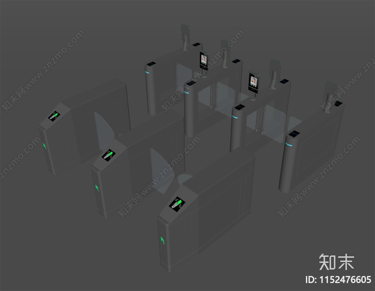 门禁机SU模型下载【ID:1152476605】