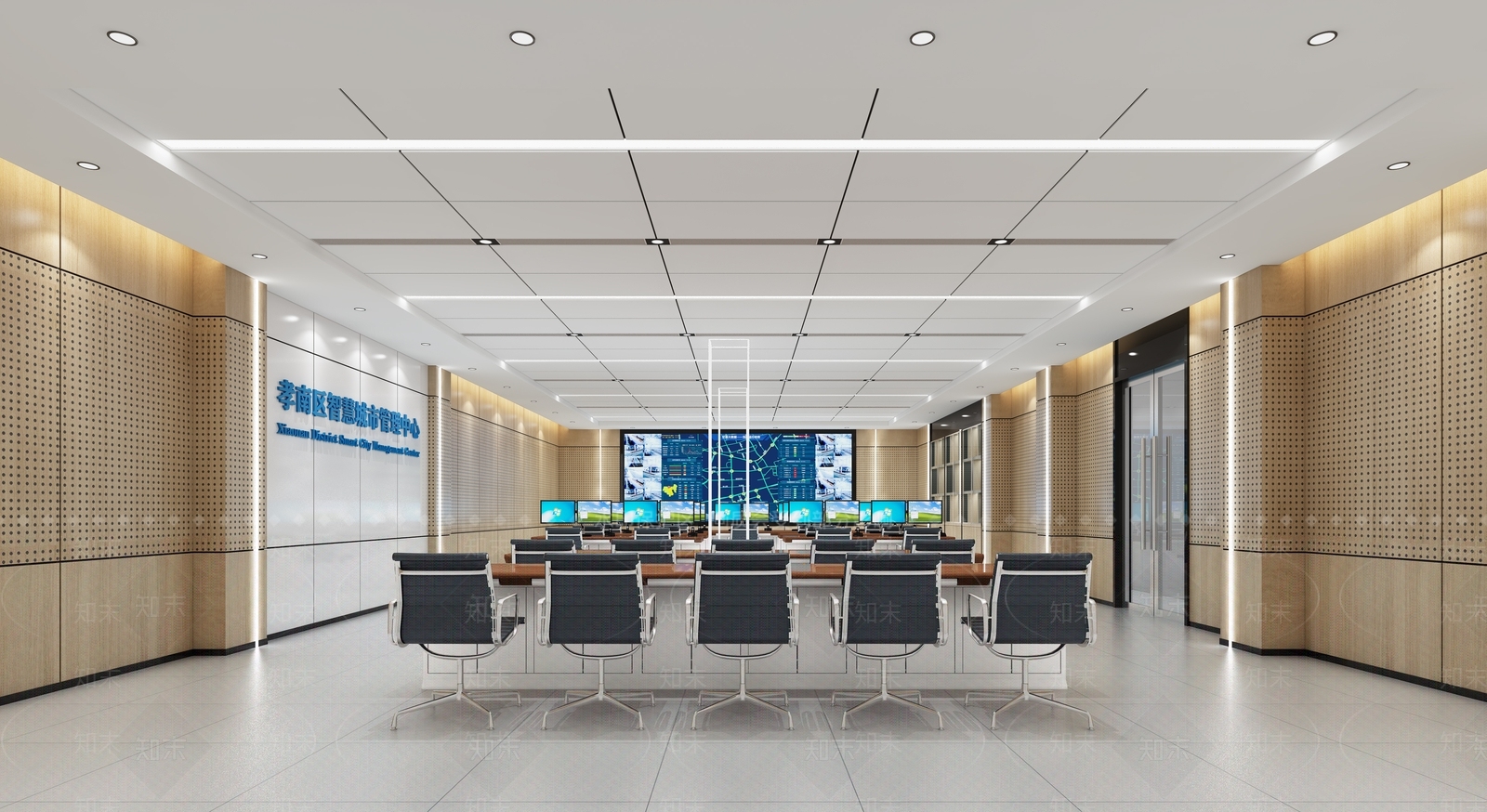 现代指挥控制室3D模型下载【ID:1152478945】