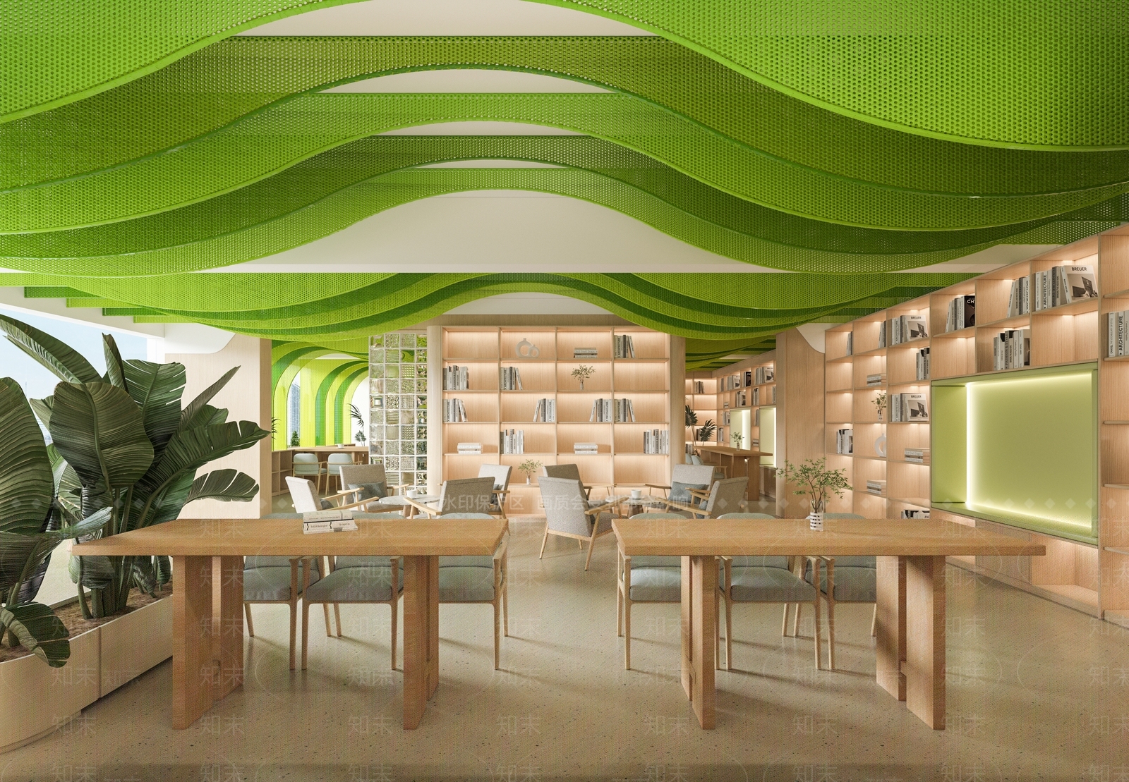 现代书店3D模型下载【ID:1156317660】
