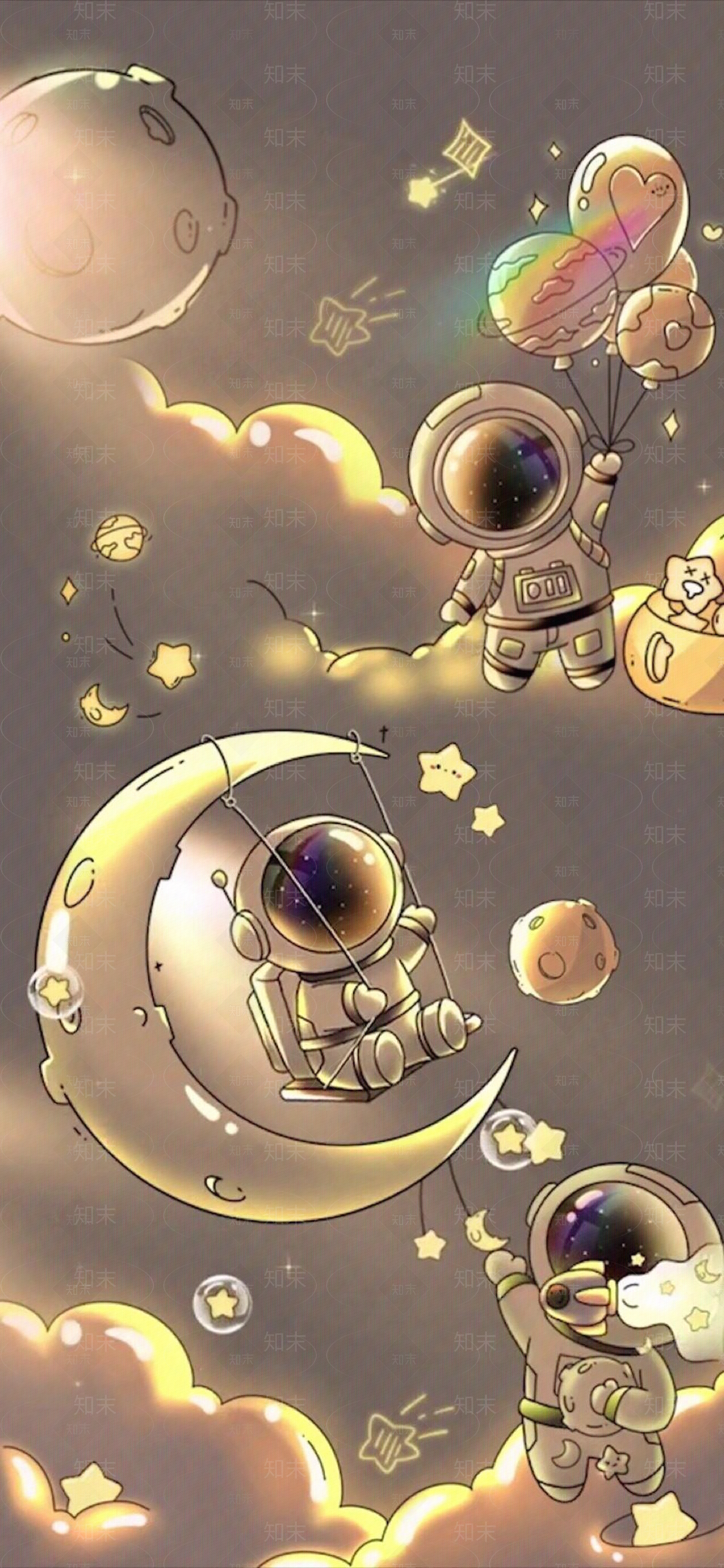 儿童房太空星空壁纸贴图下载【ID:1152484413】