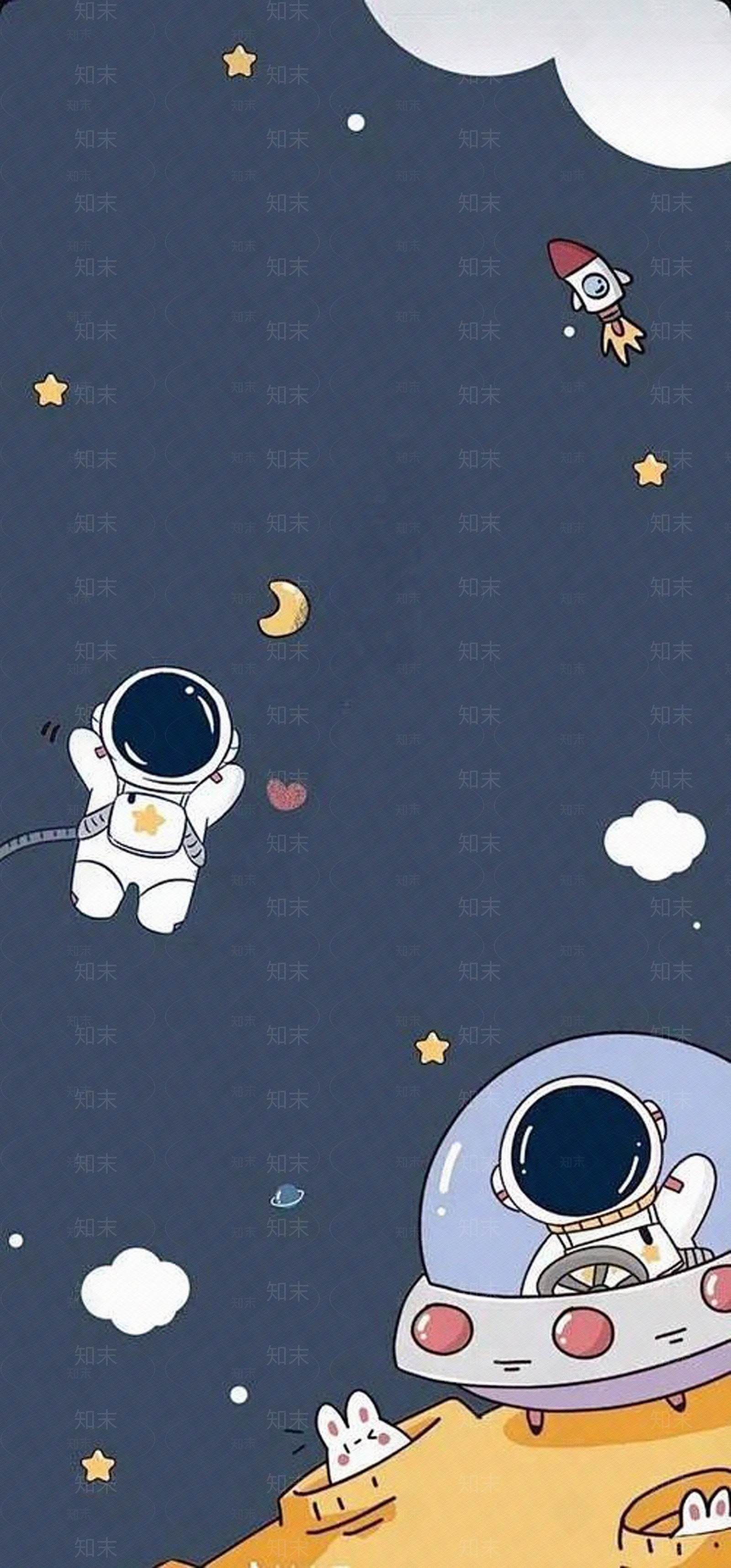 儿童房太空星空壁纸贴图下载【ID:1152485032】