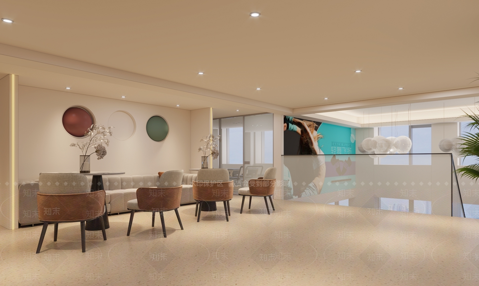 现代休息区3D模型下载【ID:1152501381】
