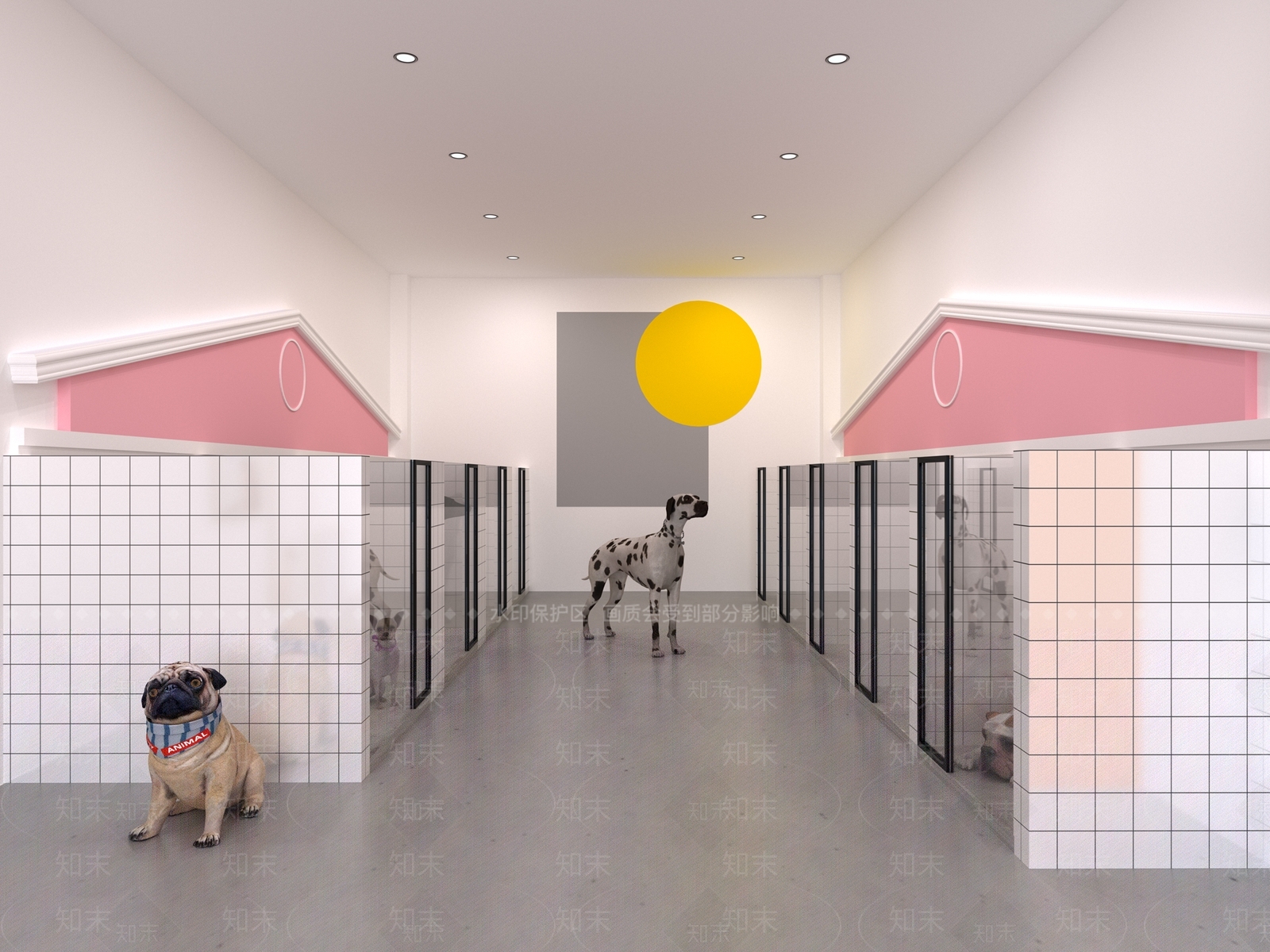 现代宠物店3D模型下载【ID:1152506806】